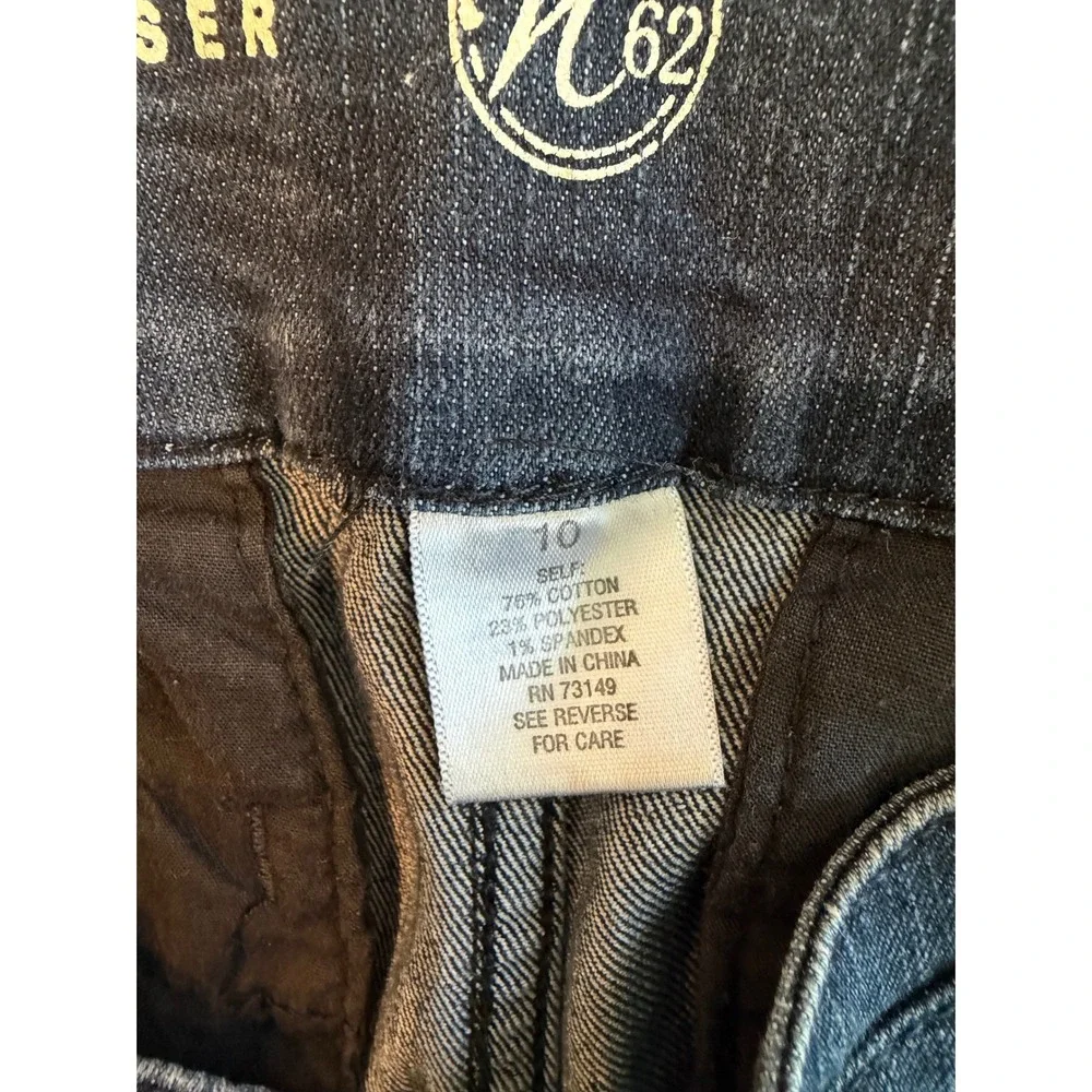 W62 Signature Fit Trouser‎ Jeans Dark Wash Blue Denim Womens 10